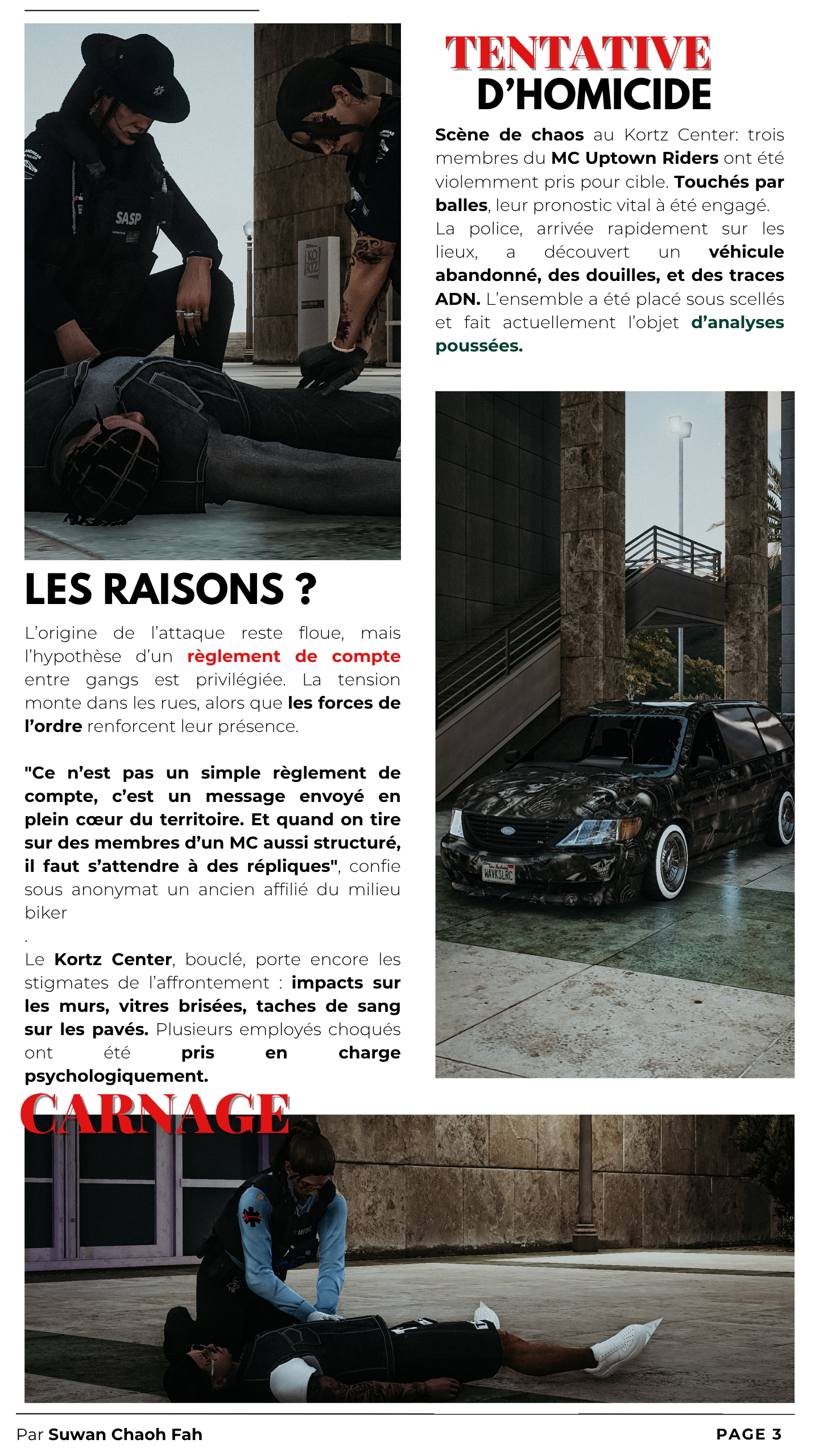 Page du magazine